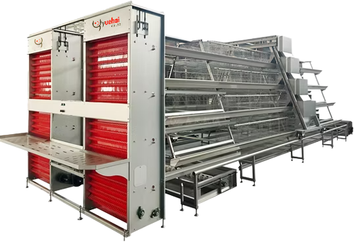 اقفاص مداجن الدجاج البياض  و خط  ذبح آلي متكامل