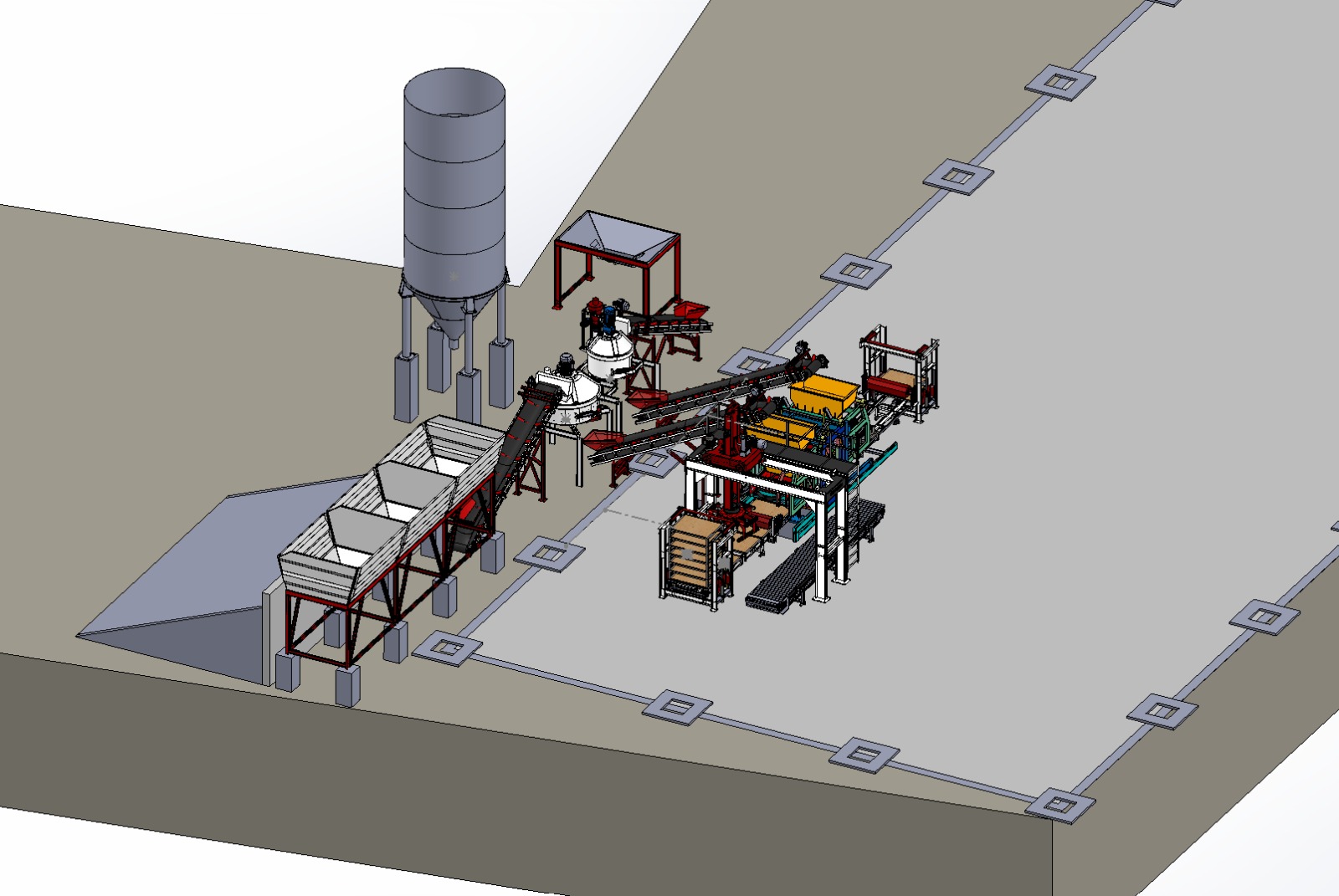 مكنات صناعة البلوك و الانترلوك