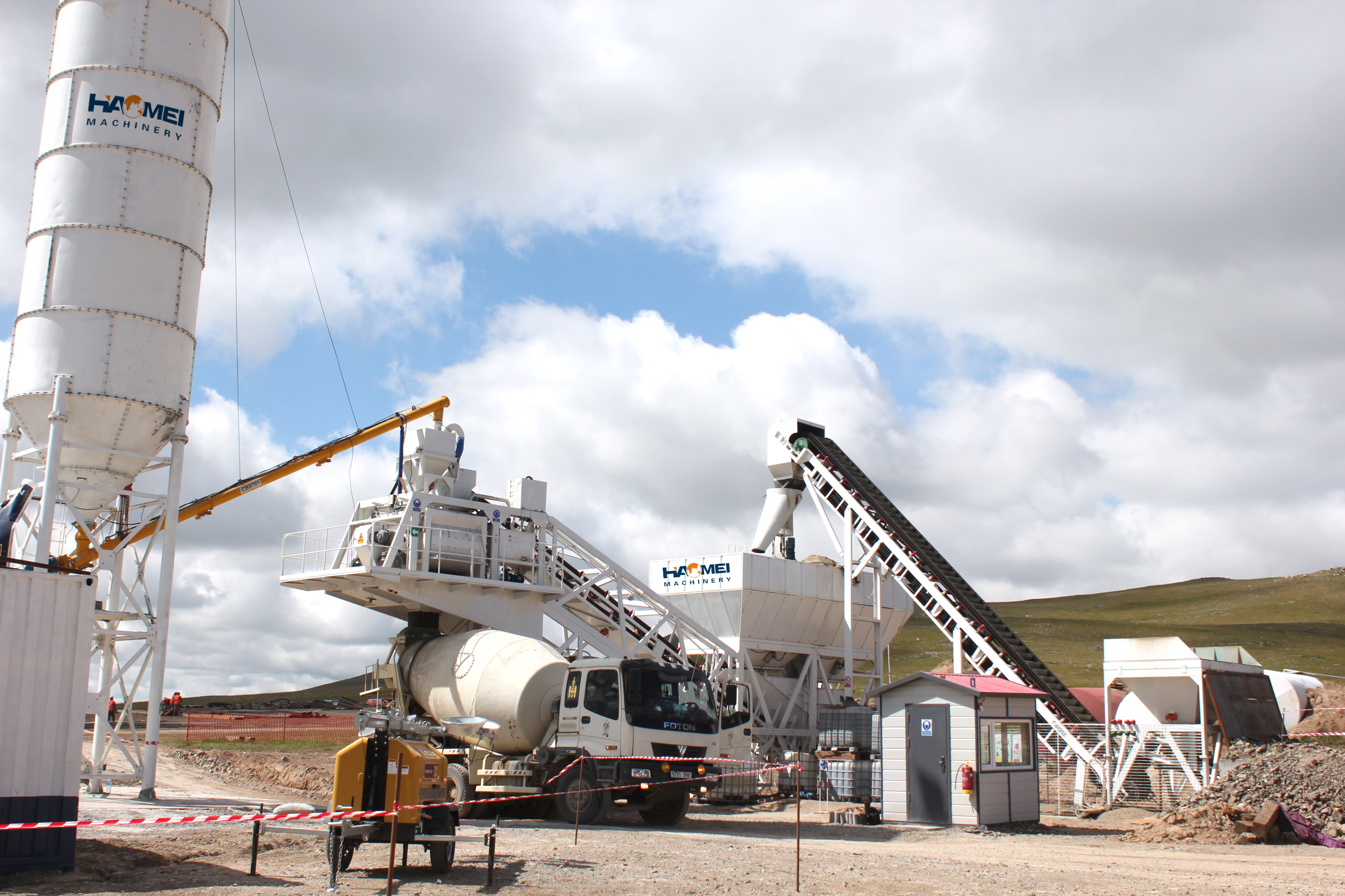 مصنع خرسانة متنقل 